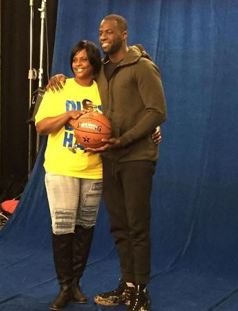 Mary Babers with her son Draymond Jamal Green Sr